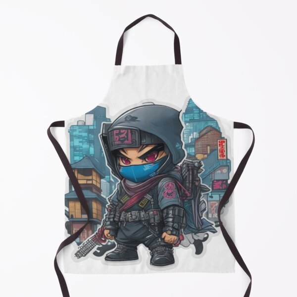 Item preview, Futuristic fashionista ninja in the cyber metropolis. designed and sold by mefirefire.