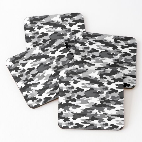 Item preview, Grey, White, and Black Camo Pattern designed and sold by RockingPandS.