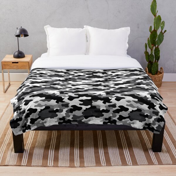 Item preview, Grey, White, and Black Camo Pattern designed and sold by RockingPandS.