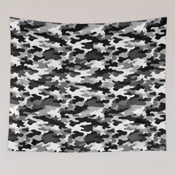 Item preview, Grey, White, and Black Camo Pattern designed and sold by RockingPandS.