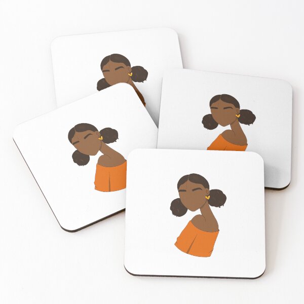 Item preview, Black Girl Over the Shoulder designed and sold by Ayana-Love.