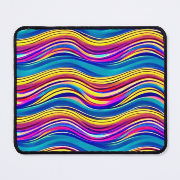 Item preview, Abstract Colorful Rainbow Wavy Pattern designed and sold by calibrit.