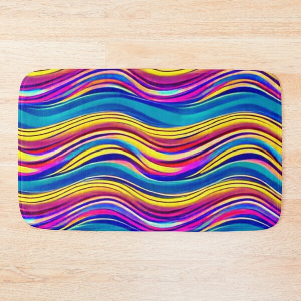Item preview, Abstract Colorful Rainbow Wavy Pattern designed and sold by calibrit.