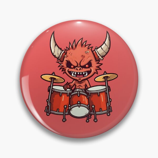 Item preview, Cute Demon Drummer designed and sold by mvnchkinz.