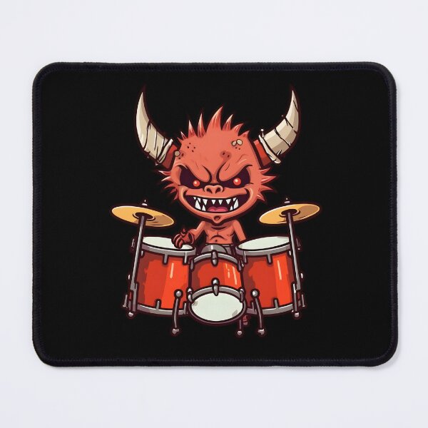 Item preview, Cute Demon Drummer designed and sold by mvnchkinz.