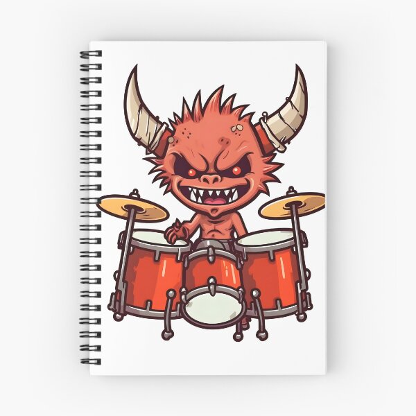 Item preview, Cute Demon Drummer designed and sold by mvnchkinz.