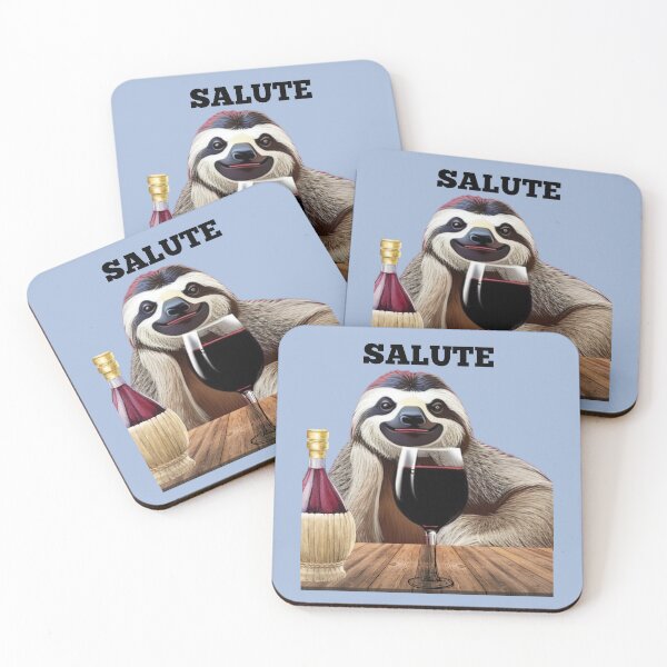 Item preview, Sloth salute designed and sold by rocklegends99.