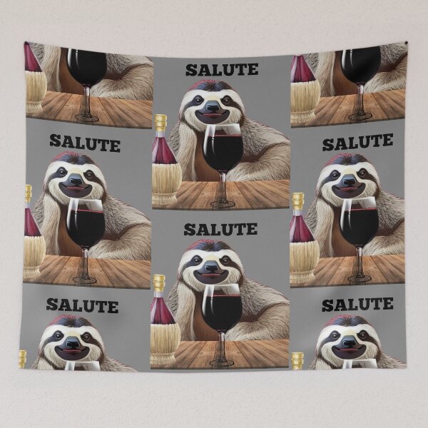 Item preview, Sloth salute designed and sold by rocklegends99.