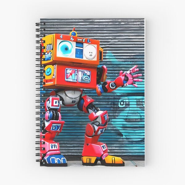 Item preview, A funky robot | graffiti aesthetic  designed and sold by spinolator.