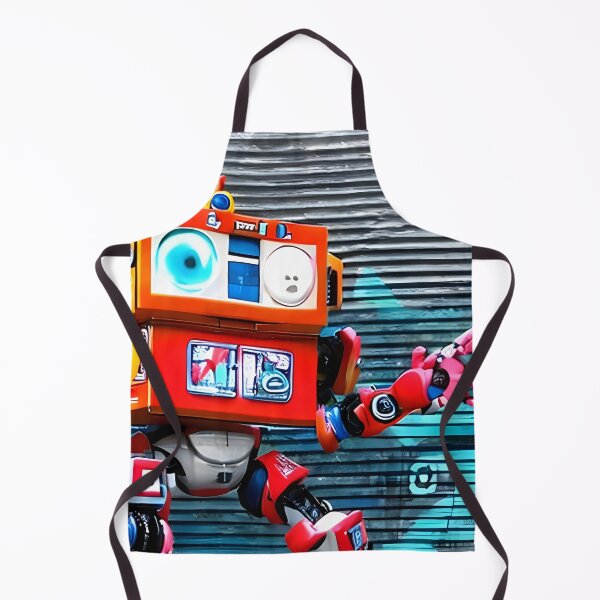 Item preview, A funky robot | graffiti aesthetic designed and sold by spinolator.