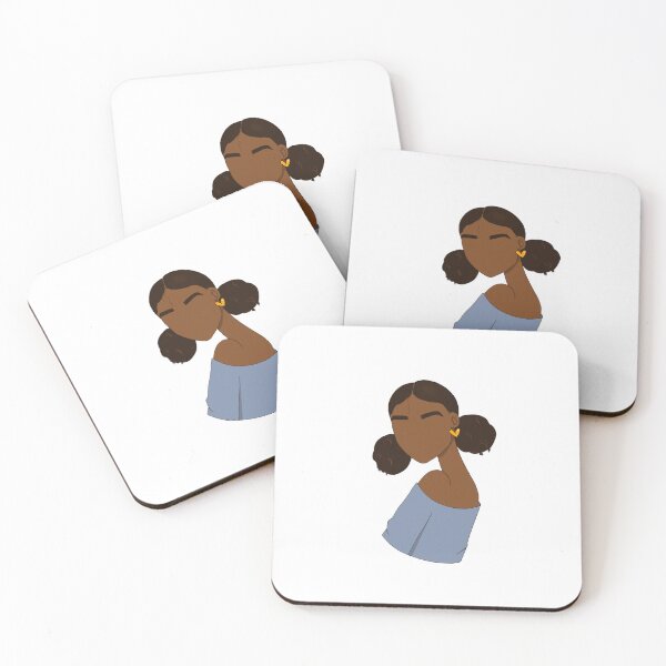 Item preview, Black Girl Over the Shoulder designed and sold by Ayana-Love.