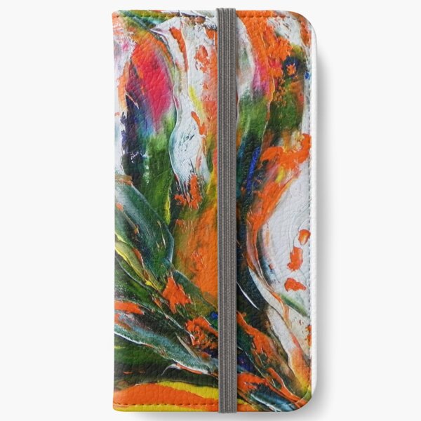 Multicolore Étui portefeuille iPhone