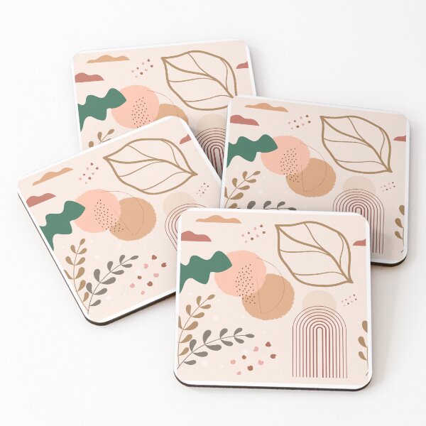 Item preview, Organic Boho Leaf Aesthetic Design  designed and sold by ArtMeetsPizza.