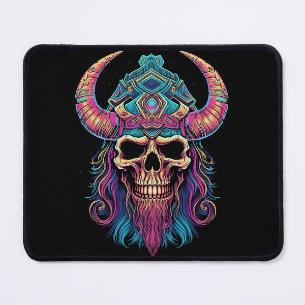 Item preview, Viking Warrior Skull - Retro Beard designed and sold by CoutureCrypt.