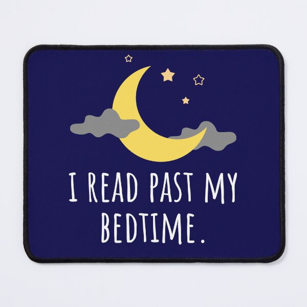 Item preview, Moon and Stars - I read past my bedtime designed and sold by EverAfterStudio.