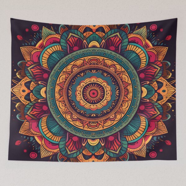 Item preview, Vivid Mandala designed and sold by DigitalPalette1.