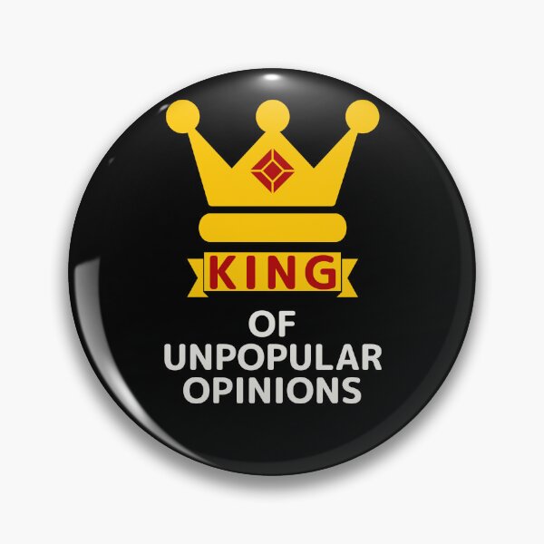 Item preview, King Of Unpopular Opinions Crown With Jewel designed and sold by Andy Hilaire.