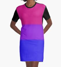 Bisexual Pride Flag Graphic T-Shirt Dress