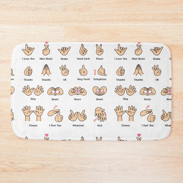 Item preview, Hand gesture | Fingerspell | I hear you designed and sold by sisidea.