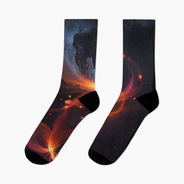 Item preview, Cosmic Fire Stars Ignite designed and sold by mdhanim.