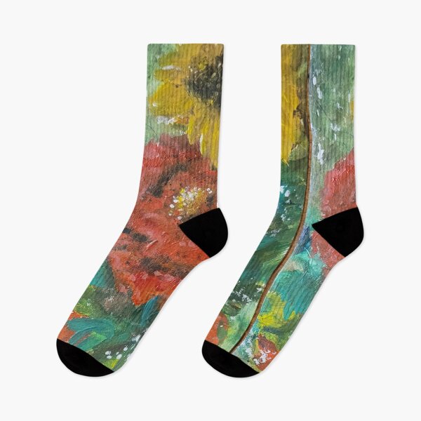 Item preview, Painted Semi Abstract Blooming Wildflowers designed and sold by Ediebxgood.