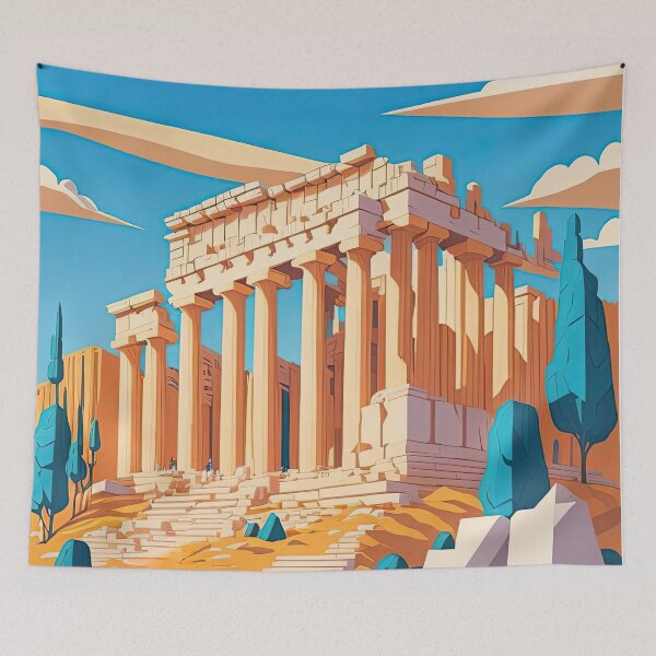 Item preview, The Acropolis designed and sold by fleurdesignart.