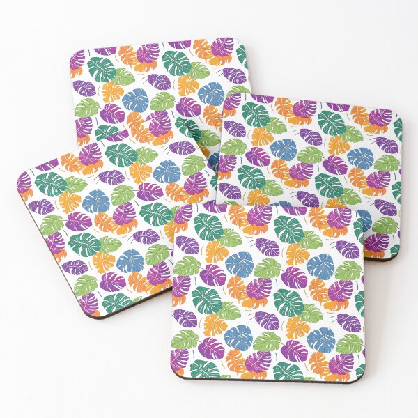 Item preview, Colorful Monstera Leaf Art Pattern designed and sold by victorsuarez.