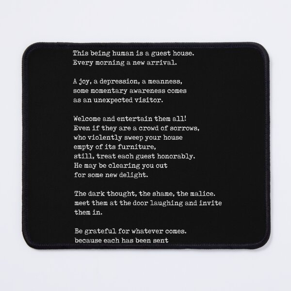 Item preview, The Guest House by Rumi - Typewriter Print 2 - Literature designed and sold by Studio Grafiikka.