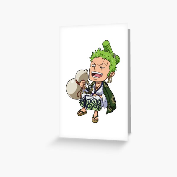 Chibi Wano Luffy | Greeting Card