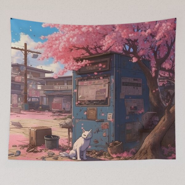 Item preview, The Stray Cat Cherry Blossom designed and sold by HaydenlostOn.