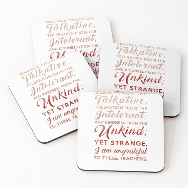 Item preview, I have learned silence from the talkative - Kahlil Gibran Quote - Typographic Print 01 designed and sold by Studio Grafiikka.