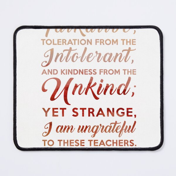 Item preview, I have learned silence from the talkative - Kahlil Gibran Quote - Typographic Print 01 designed and sold by Studio Grafiikka.