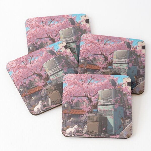 Item preview, Cats Anime Cherry Blossom designed and sold by HaydenlostOn.