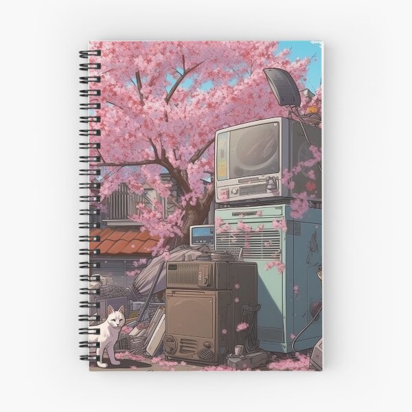 Item preview, Cats Anime Cherry Blossom designed and sold by HaydenlostOn.