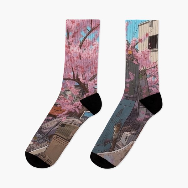 Item preview, Cats Anime Cherry Blossom designed and sold by HaydenlostOn.