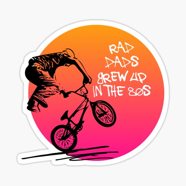 Item preview, Rad Dad shirt Father's Day gift for Dad Rad BMX tshirt 80s t-shirt retro shirt designed and sold by MyThirdFavorite.