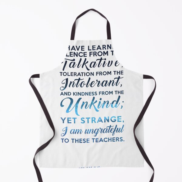 Item preview, I have learned silence from the talkative - Kahlil Gibran Quote - Typographic Print 03 designed and sold by Studio Grafiikka.