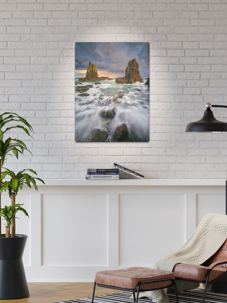 Thumbnail 1 of 4, Metal Print, Cathedral Rocks, Kiama Downs, New South Wales, Australia designed and sold by Michael Boniwell.
