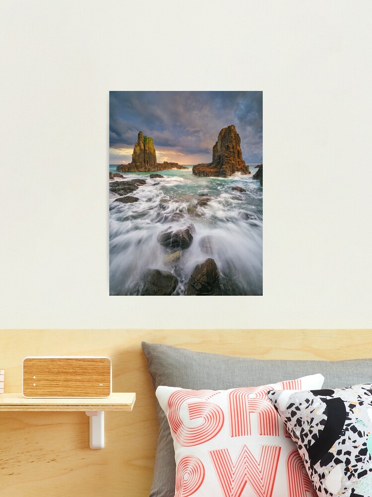 Thumbnail 1 of 3, Photographic Print, Cathedral Rocks, Kiama Downs, New South Wales, Australia designed and sold by Michael Boniwell.