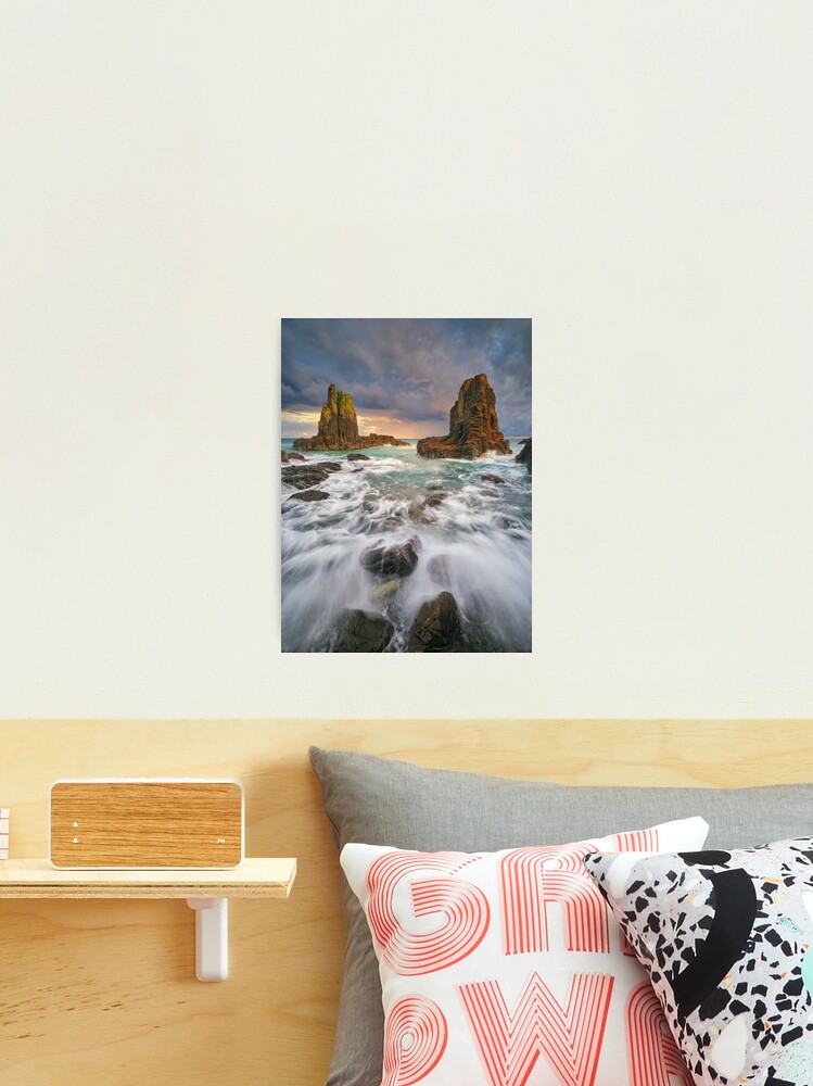 Thumbnail 1 of 3, Photographic Print, Cathedral Rocks, Kiama Downs, New South Wales, Australia designed and sold by Michael Boniwell.