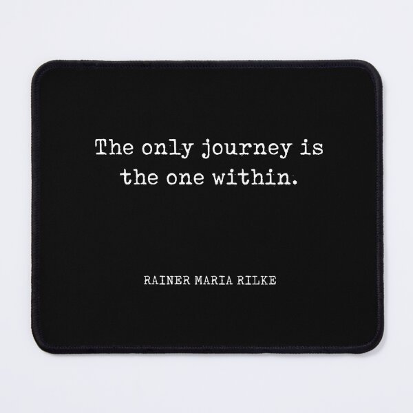 Item preview, The only journey is the one within - Rainer Maria Rilke Quote - Typewriter Print 2 designed and sold by Studio Grafiikka.