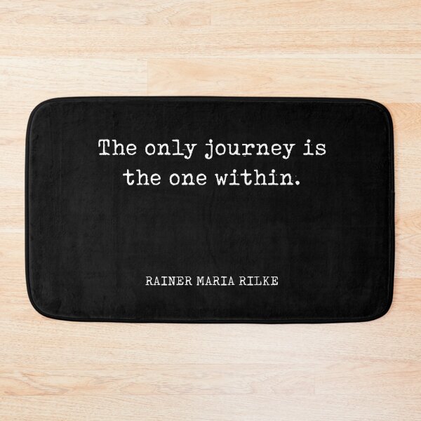 Item preview, The only journey is the one within - Rainer Maria Rilke Quote - Typewriter Print 2 designed and sold by Studio Grafiikka.