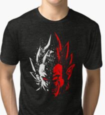 Camiseta de tejido mixto Vegeta transformación mono