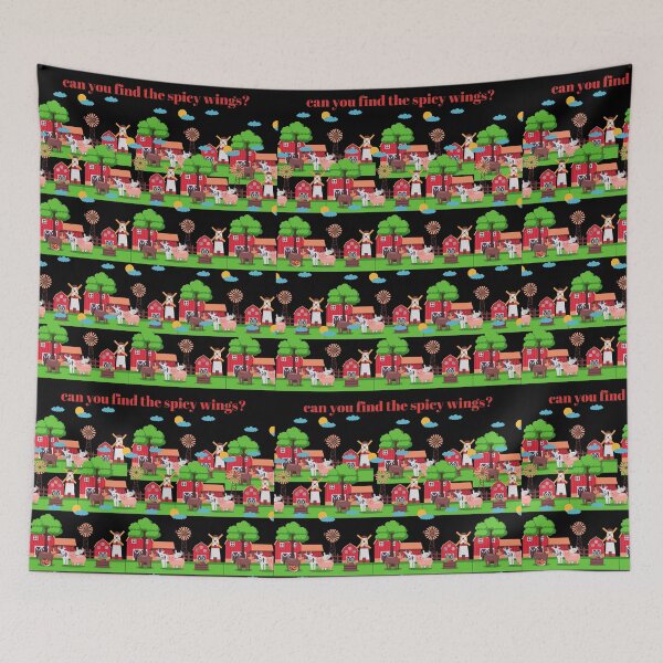 Item preview, can you find the spicy wings? designed and sold by HnLStore.