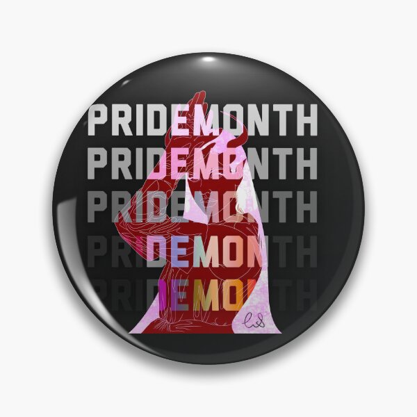 Item preview, Pride Month Demon meme shirt designed and sold by CaramellaStevie.