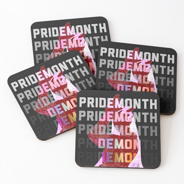 Item preview, Pride Month Demon meme shirt designed and sold by CaramellaStevie.