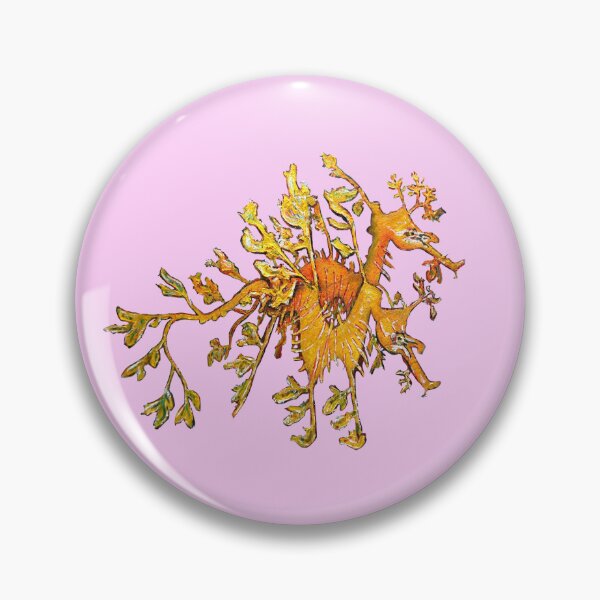 Item preview, Escaping The Papazzi - Leafy Seadragon, oil on canvas designed and sold by OceanicSoiree.