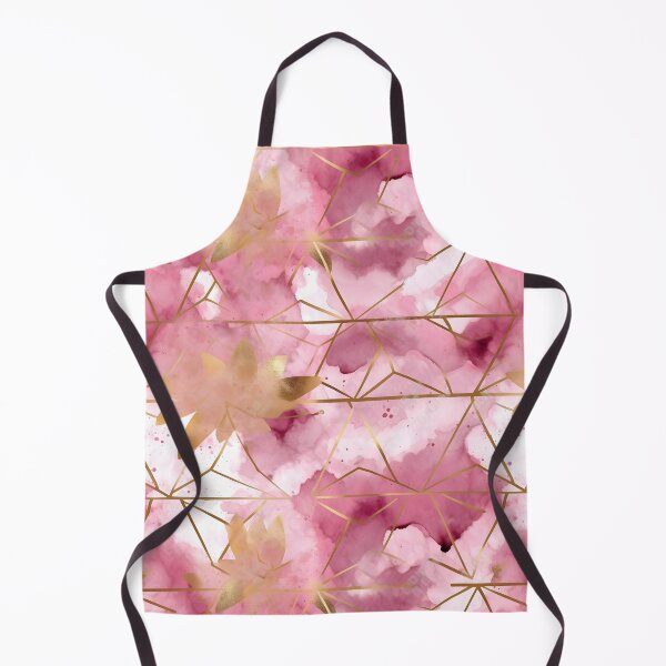 Item preview, Alcohol Ink Pink Asanoha Pattern Artwork designed and sold by EnchantedPixel3.