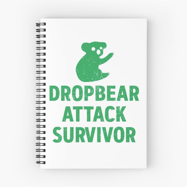 Item preview, Dropbear Attack Survivor designed and sold by teesaurus.