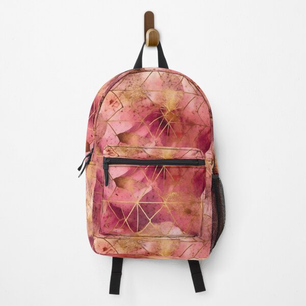 Item preview, Alcohol Ink Pink Asanoha Pattern Artwork designed and sold by EnchantedPixel3.